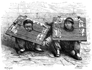 O pelourinho no Japão antes da revolução, 1895.