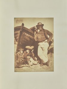 [James Linton e três rapazes] de Hill and Adamson