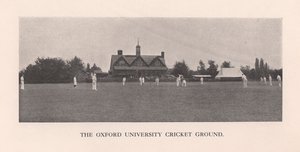 Os parques, campo de críquete da Universidade de Oxford, 1912