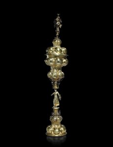 Taça Medingen Minerva, c.1650 (prata e vermeil) de Hinrich Ohmssen