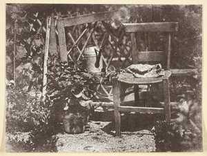 Cadeira em um jardim, 184250, impresso em 1965.