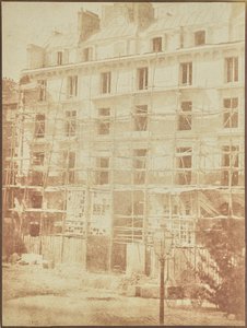 [Construção da Galeria da Madeleine, Praça da Madeleine]. de Hippolyte Bayard
