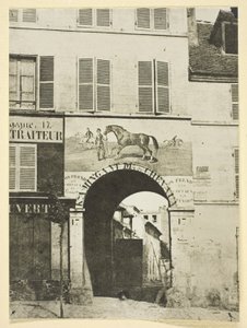 Sinal para um comerciante de cavalos de Hippolyte Bayard