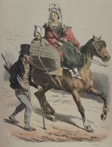 Normandia Ilustração de Jules Janin 161 de Hippolyte Bellange