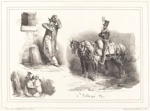 Três Vinhetas de Hippolyte Bellange