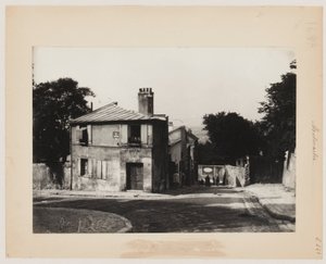 Uma rua em Montmartre, Paris, c.1890 (foto) de Hippolyte Blancard