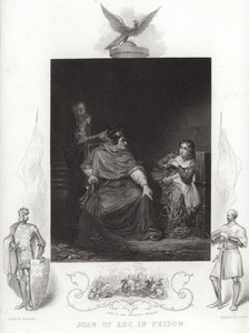 Joana d&39;Arc na prisão de Hippolyte Delaroche