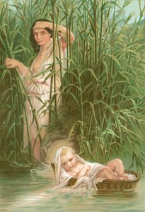 Miriam e Moisés de Hippolyte Delaroche