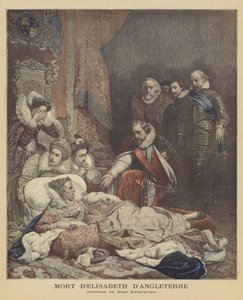 A morte de Elizabeth I, rainha da Inglaterra