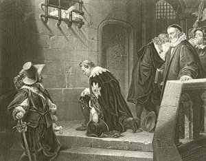 O Conde de Strafford indo para execução de Hippolyte Delaroche