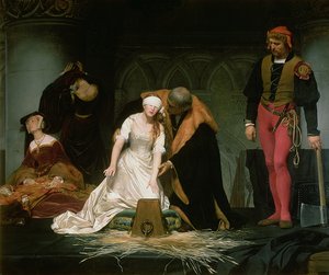 A execução de Lady Jane Gray, 1833