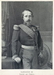 Retrato do Imperador Napoleão 3 de Hippolyte Flandrin