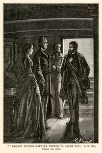 Lamento não ter nada melhor para lhe oferecer", disse o Sr. Fogg to Fix