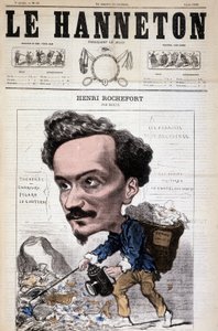Desenho animado por Henri Rochefort (1831-1913), jornalista, escritor e político francês. Em Le Hanneton, 4 de junho