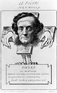 Desenho animado de Ernest Pinard, c.1857 (litho)