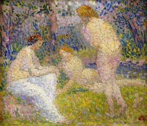 Banhistas; The Bathers, de Hippolyte Petitjean