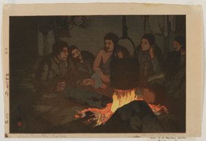 Em um abrigo de montanha, era Showa de Hiroshi Yoshida