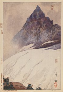 Yarigatake A (impressão em bloco de madeira sobre papel) de Hiroshi Yoshida