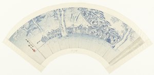 Esboço de admiração do florescimento pelas casas de prazer
Seiro hanami ryakuzu (título sobre o objecto) de Hiroshige (I) , Utagawa