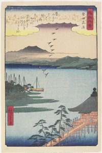 Gansos Homing em Katada, março de 1857