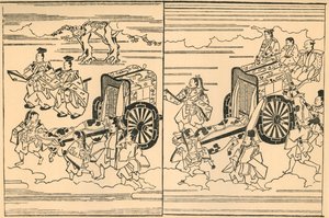 Carruagens puxadas por bois, 1663, 1924.