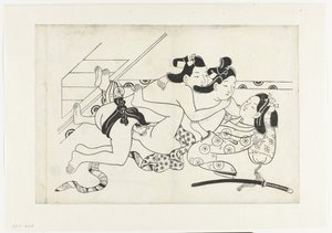 Show erótico de Hishikawa Moroshige (attributed to)
