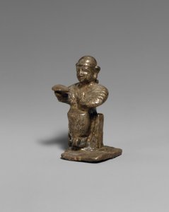 Fêmea sentada, séc. XIV-XIII a.C. (prata) de Hittite