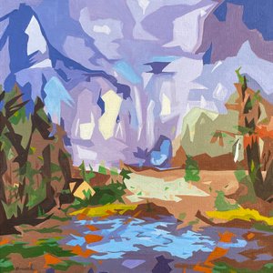Landscape Obscura #1, 2023 (óleo sobre linho)