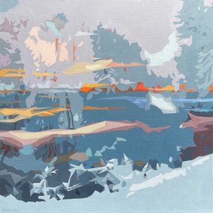 Landscape Obscura #5, 2023 (óleo sobre linho)