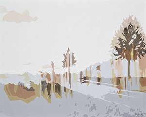 Mellow, 2024 (óleo sobre tela) de Holly Boruck