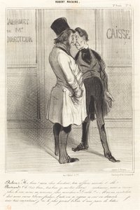 (Roberto) Bem! meu caro gerente... de Honoré Daumier