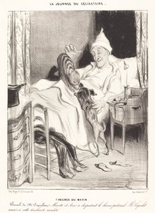 7 horas da manhã de Honoré Daumier