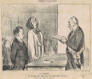 No prefeito... de Honoré Daumier