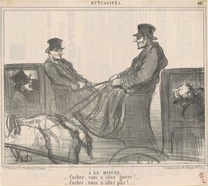 Um minuto de Honoré Daumier