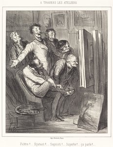 Através das oficinas de Honoré Daumier