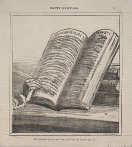 Atualidades (nº 77): Não se surpreenda que seja longo e com muitas correções de Honoré Daumier