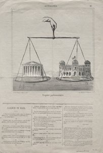 Actualidades No. 10: Regime Parlamentar, 1870. de Honoré Daumier