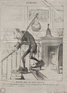 Número 128: Sr. Dupin em seus sapatinhos, 1850. de Honoré Daumier