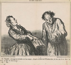 Ah! Théophile... aprendi umas coisas lindas... de Honoré Daumier