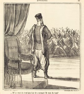 Ah! que... eles parecem não se importar mais comigo de Honoré Daumier