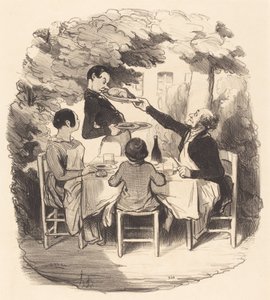 Ah! é fresco... mas você é tão menino... de Honoré Daumier