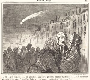 Ah!... os cometas... de Honoré Daumier