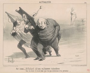 Ar conhecido: Oh! Ricardo Ah! Meu rei ... de Honoré Daumier