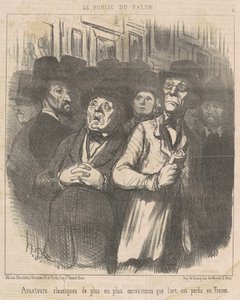 Amadores clássicos... convencidos... de Honoré Daumier