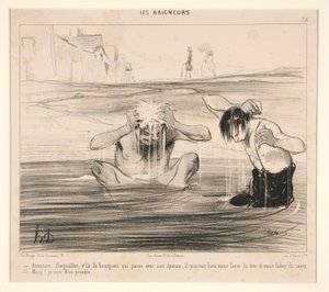 Atenção, Gargouillet, v de Honoré Daumier