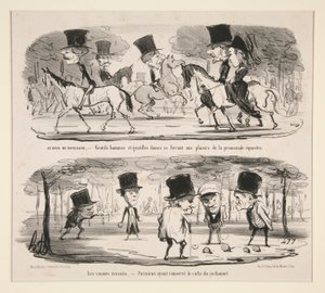 No Bois de Boulogne de Honoré Daumier
