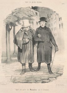 Tendo feito parte dos muscadins sob o conselho de administração de Honoré Daumier