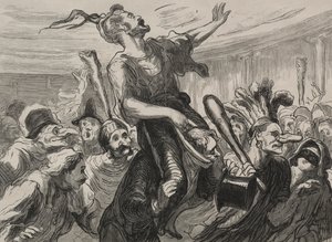 Ópera Ball: viva as chamas de Honoré Daumier
