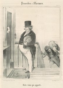Bem-vindo quem traz de Honoré Daumier