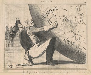 Droga! ... Eu estava errado em me colocar ... de Honoré Daumier
